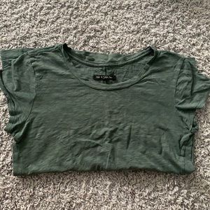 Rag & bone olive tshirt small